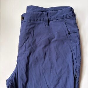 Lululemon Comission Golf Slim Tapered trouser men’s 36 x 32 night blue
